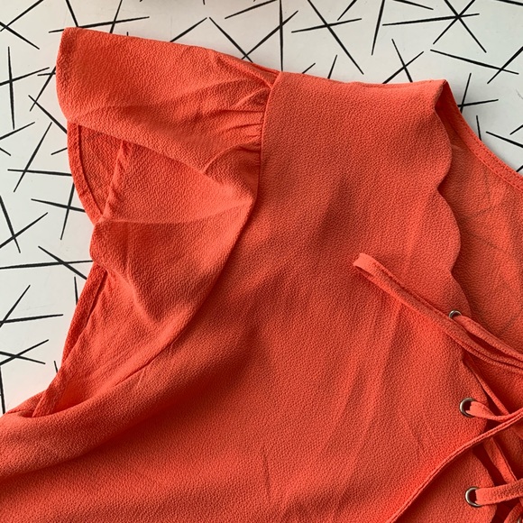CORAL BLOUSE - Picture 6 of 7